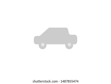 Vector illustration of car on white background