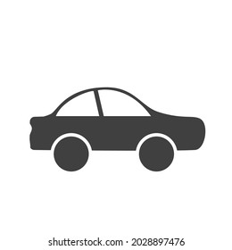 Vector illustration of a car symbol.