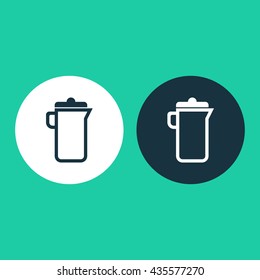 Vector illustration of carafe icon