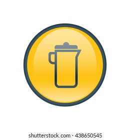 Vector illustration of carafe icon