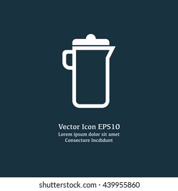 Vector illustration of carafe icon