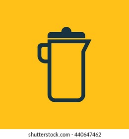 Vector illustration of carafe icon