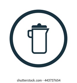 Vector illustration of carafe icon