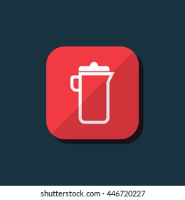 Vector illustration of carafe icon