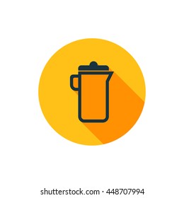 Vector illustration of carafe icon
