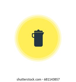 Vector Illustration Of Carafe Icon. Beautiful Kitchenware Element Also Can Be Used As Jug  Element.