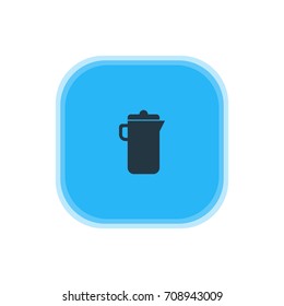 Vector Illustration Of Carafe Icon. Beautiful Restaurant Element Also Can Be Used As Jug  Element.