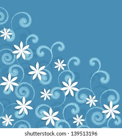 vector illustration card design with vintage background