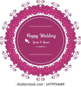 Vector illustration card your are great with pattern art colorful flower frame