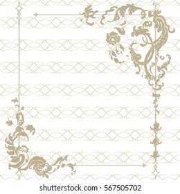 Vector illustration, cards for wedding invitations.