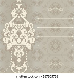 Vector illustration, cards for wedding invitations.