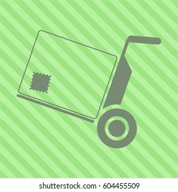 Vector Illustration of Cargo in grey color
