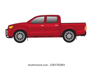 Vector illustration of cargo truck and business delivery.