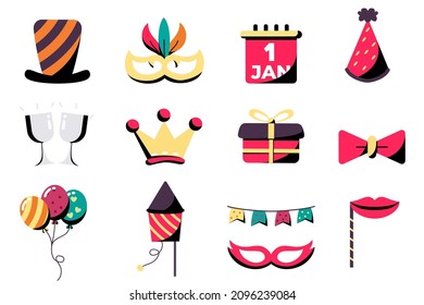 Vector illustration Carnival element object for graphic designer edit vector template for poster, postcard, logo design, flyer, banner, sticker, t shirt, etc.