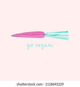 Vector illustration of carrot