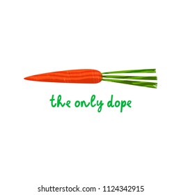 Vector illustration of carrot