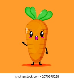 vector illustration of carrot characters