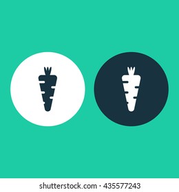 Vector illustration of carrot icon