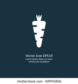 Vector illustration of carrot icon
