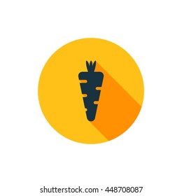 Vector illustration of carrot icon