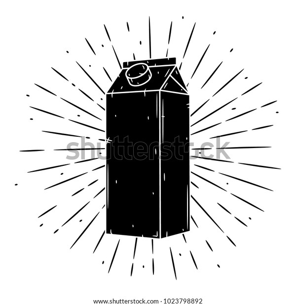 Vector Illustration Carton Box Packages Divergent Stock Vector
