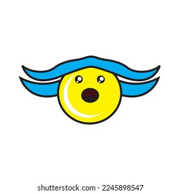 vector illustration of a carton doodle.