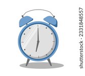 Vector illustration of a cartoon alarm clock. Wake up morning concept. Use this vector illustration for your own designs in illustrations, web, social media, blog, print products