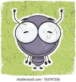 Vector illustration of cartoon ant.