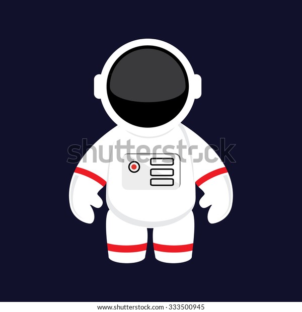 宇宙に住む宇宙飛行士 ベクターイラストの漫画 宇宙服 宇宙飛行士のフラットアイコン のベクター画像素材 ロイヤリティフリー
