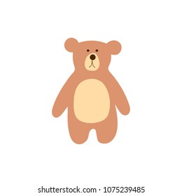 Vector illustration of cartoon bear