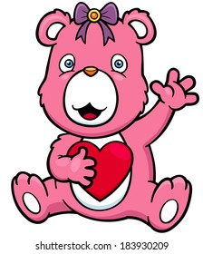 Vector illustration of Cartoon bear