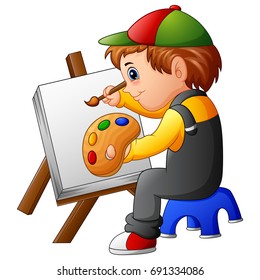 Kid Painter Images, Stock Photos & Vectors | Shutterstock