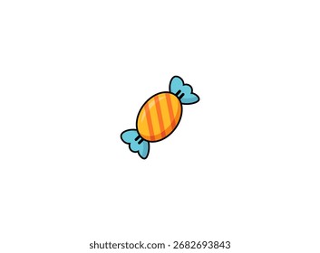 Ilustração vetorial de pirulitos de doces de desenho animado	