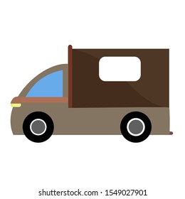 Vector illustration of cartoon car