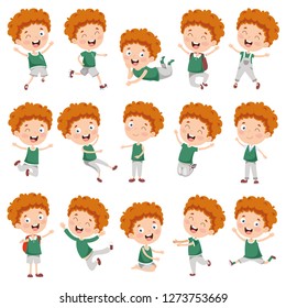 Vector Illustration Of Cartoon Character