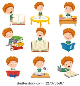 Vector Illustration Of Cartoon Character