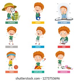 Vector Illustration Of Cartoon Character