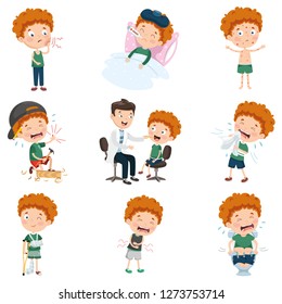 Vector Illustration Of Cartoon Character