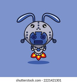 vector illustration of cartoon character mascot costume animal rocket cute robot ant