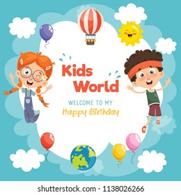 Vector Illustration Of Cartoon Characters