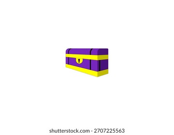 Ilustración vectorial de un pecho de dibujos animados en estilo retro