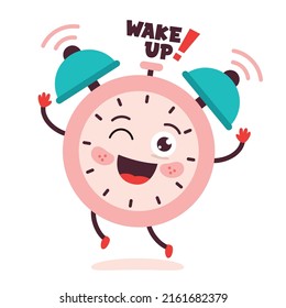 Ilustración Vectorial Del Reloj De Caricatura