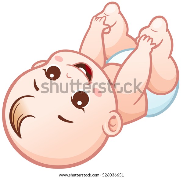 Vector Illustration Cartoon Cute Baby Stock Vector Royalty Free