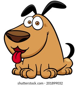 Vector illustration of Cartoon Dog