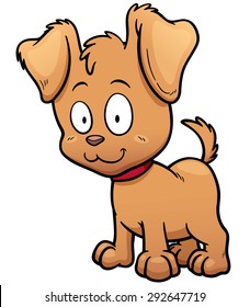 Vector illustration of Cartoon Dog