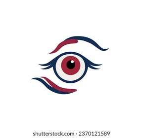 Vektorgrafik von Cartoon-Auge für Logo	