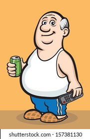 Fat Person Cartoon Picture