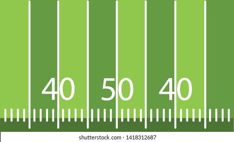 Vector Illustration Cartoon Football Yard Icon Isolated