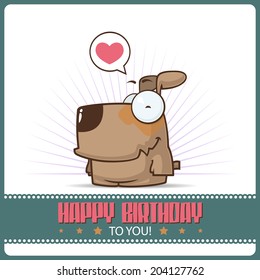 Vector illustration of cartoon funny dogs.