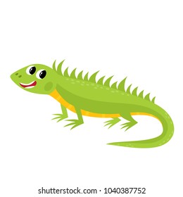 Similar Images, Stock Photos & Vectors of Iguana reptile cartoon vector ...